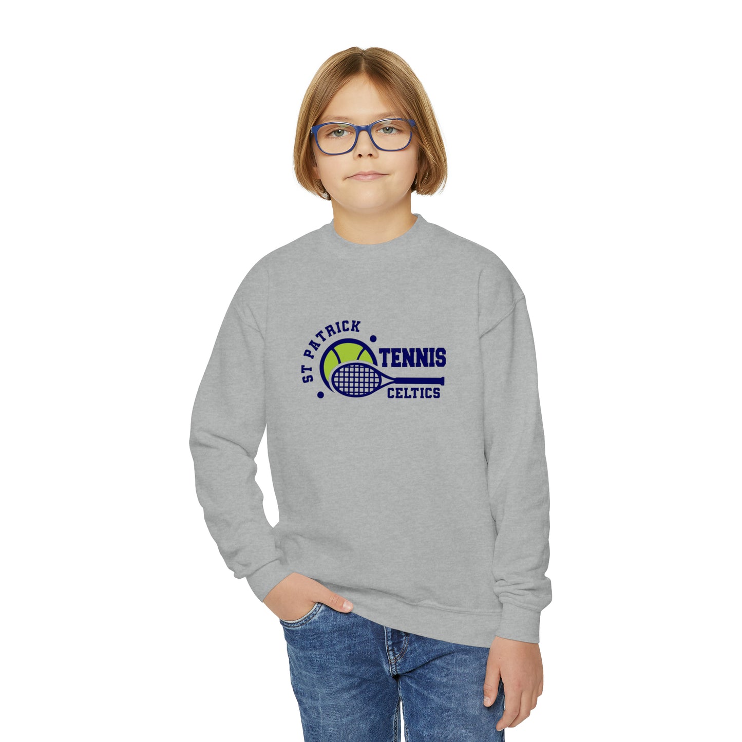 Tennis Youth Crewneck Sweatshirt