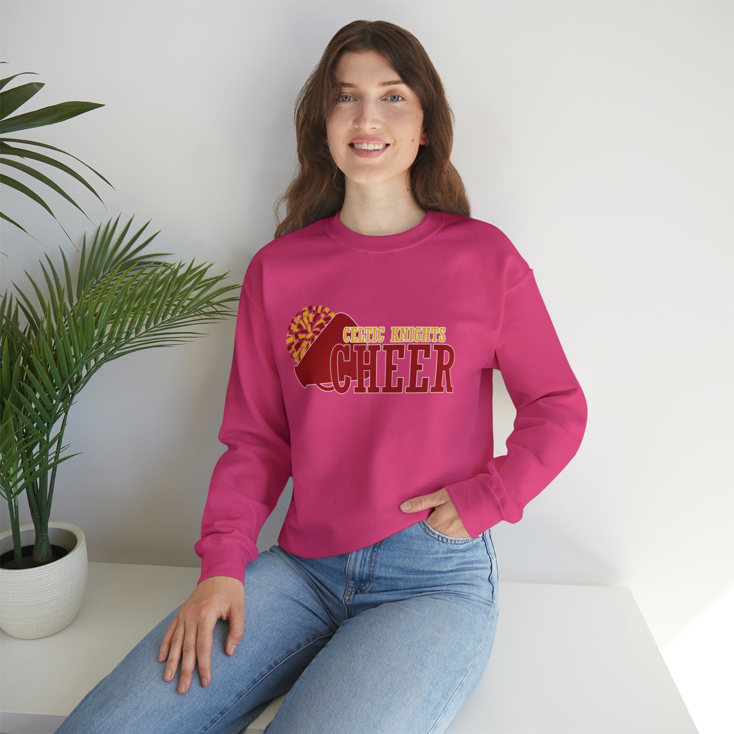 Celtic Knights Cheer Crewneck Sweatshirt