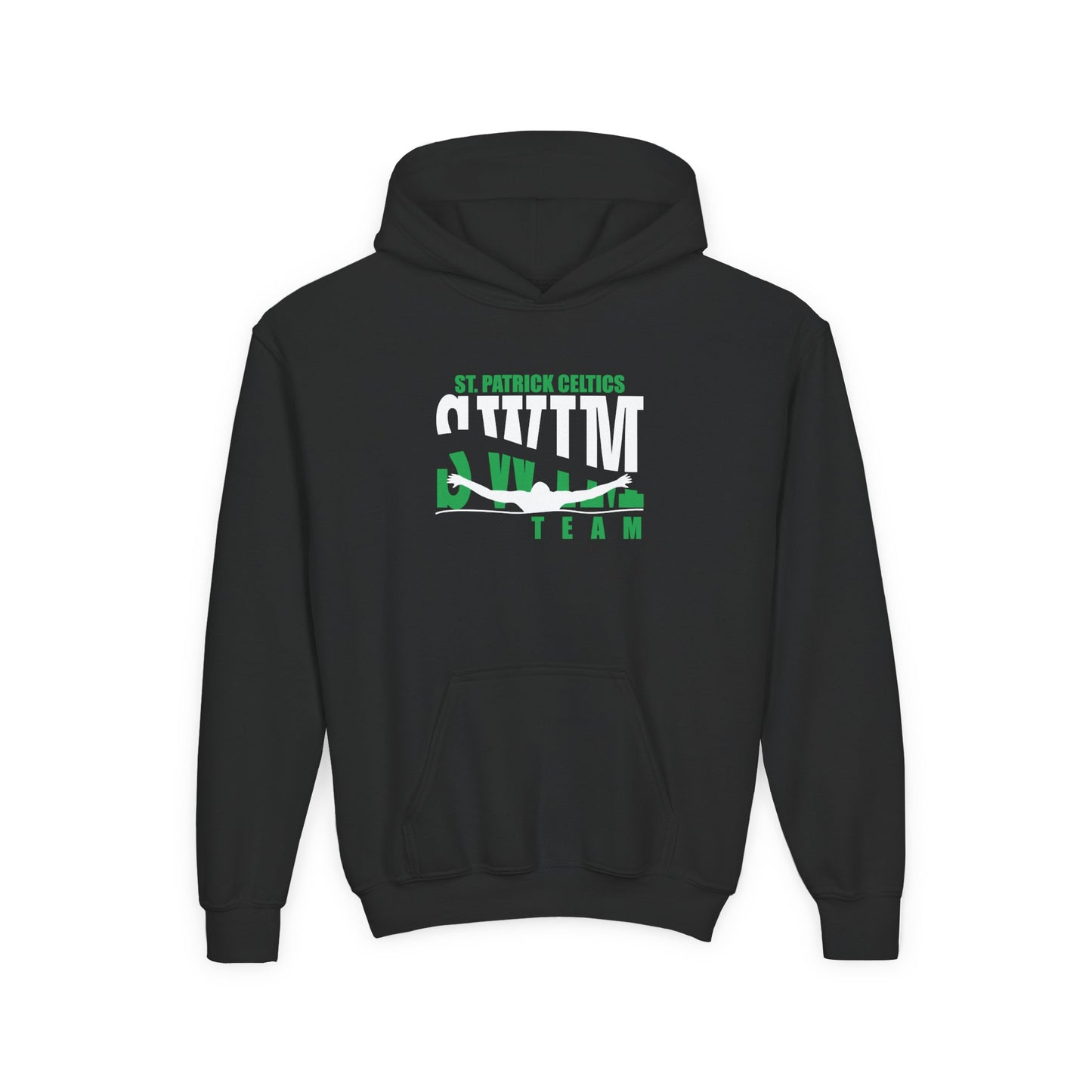 Swimming Youth Hooded Sweatshirt