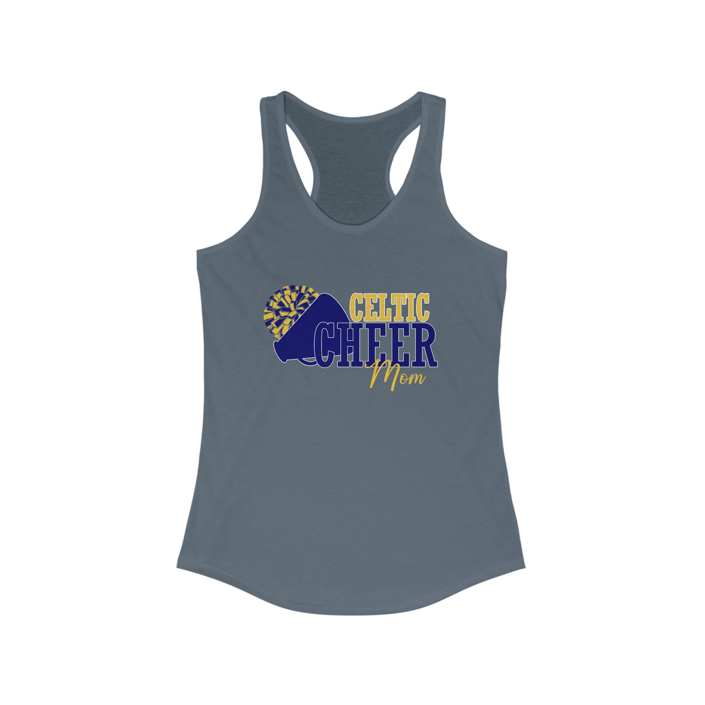 Celtic Cheer Mom Racerback Tank