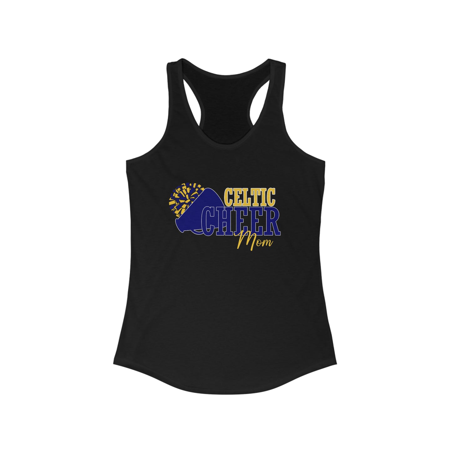 Celtic Cheer Mom Racerback Tank