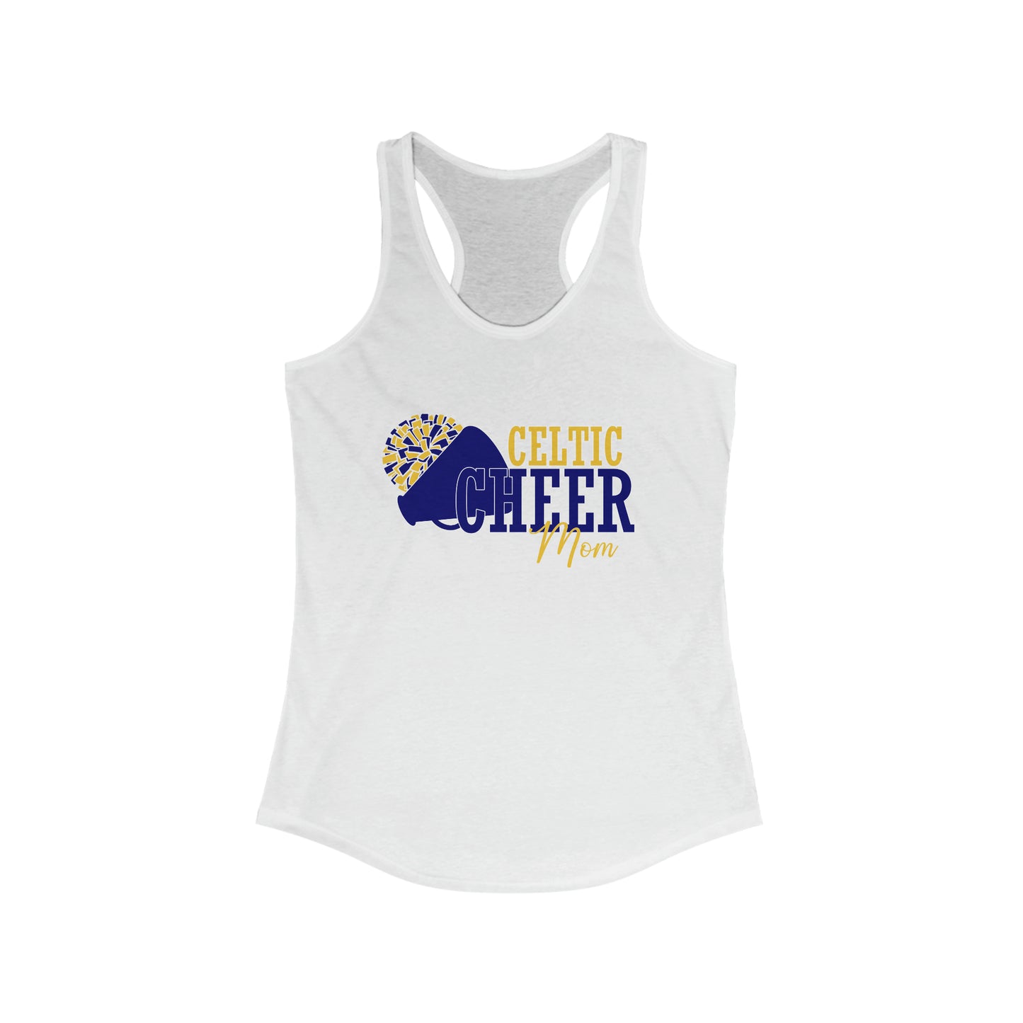 Celtic Cheer Mom Racerback Tank