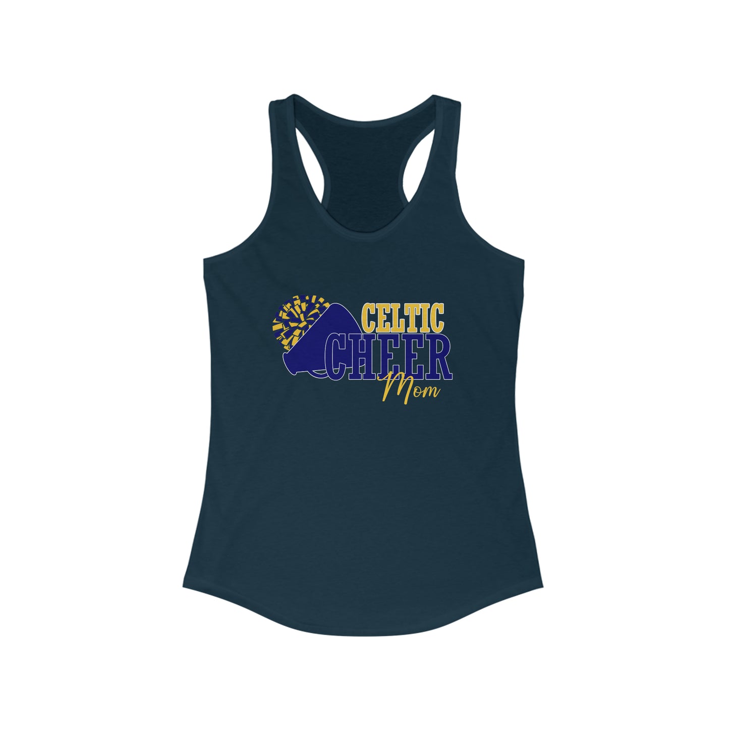 Celtic Cheer Mom Racerback Tank