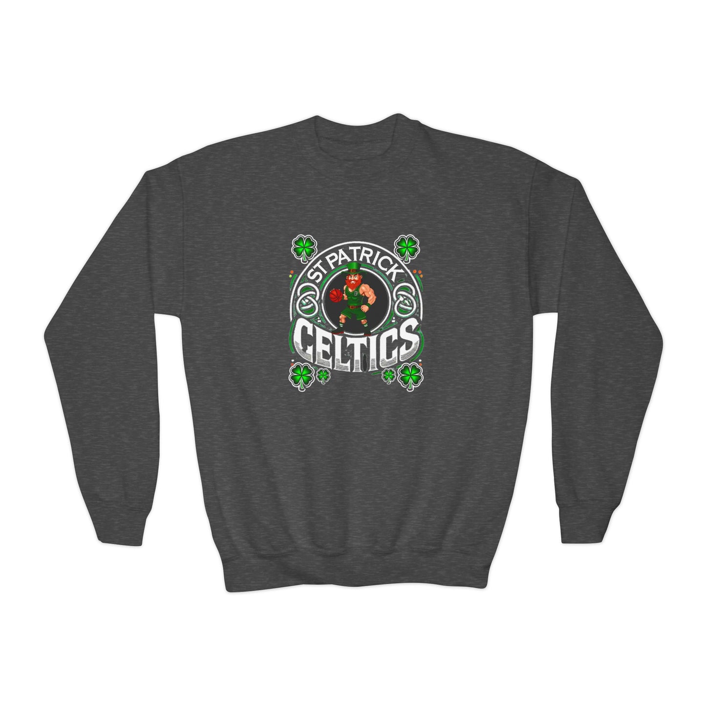 Basketball Youth Crewneck Sweatshirt