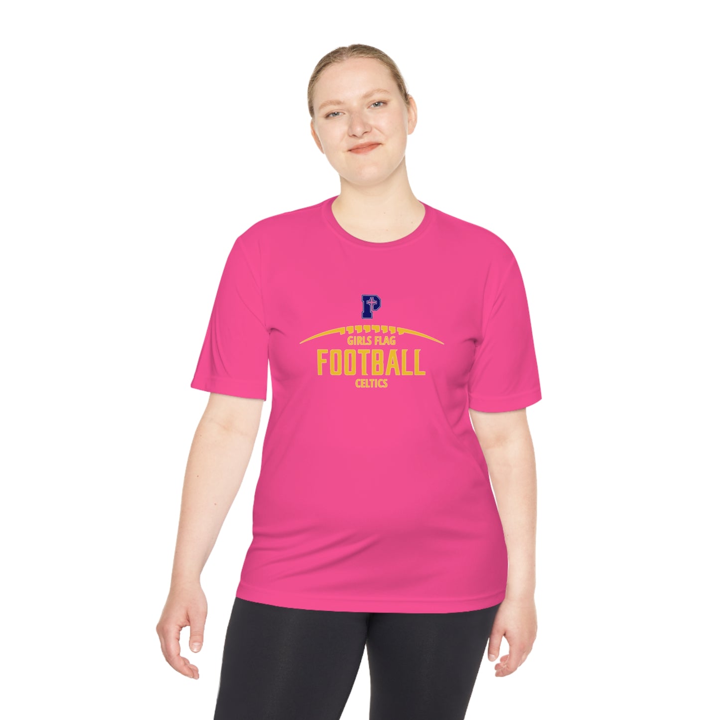 Flag Football Adult Moisture Wicking Tee