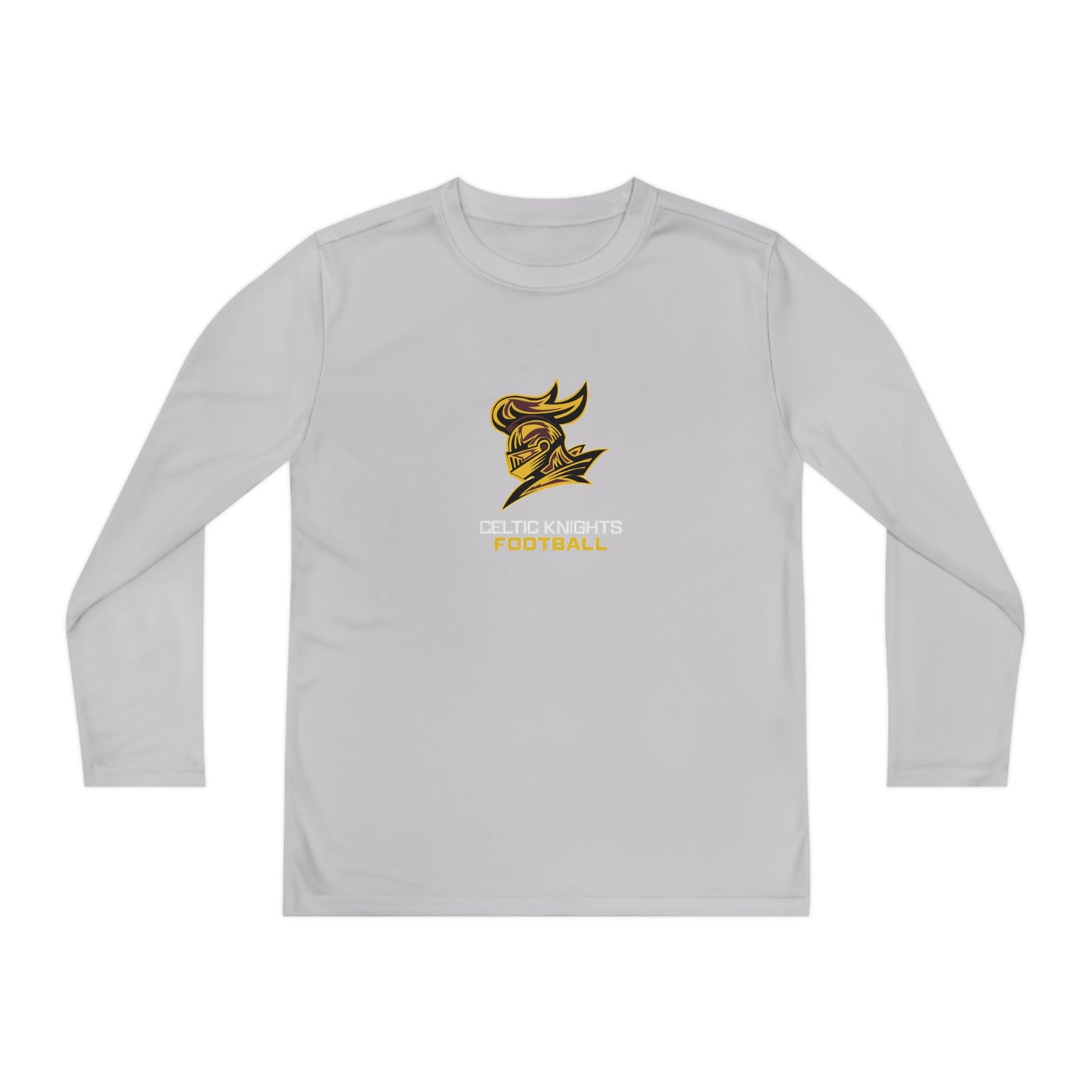 Celtic Knights Football Youth Long Sleeve Competitor Tee