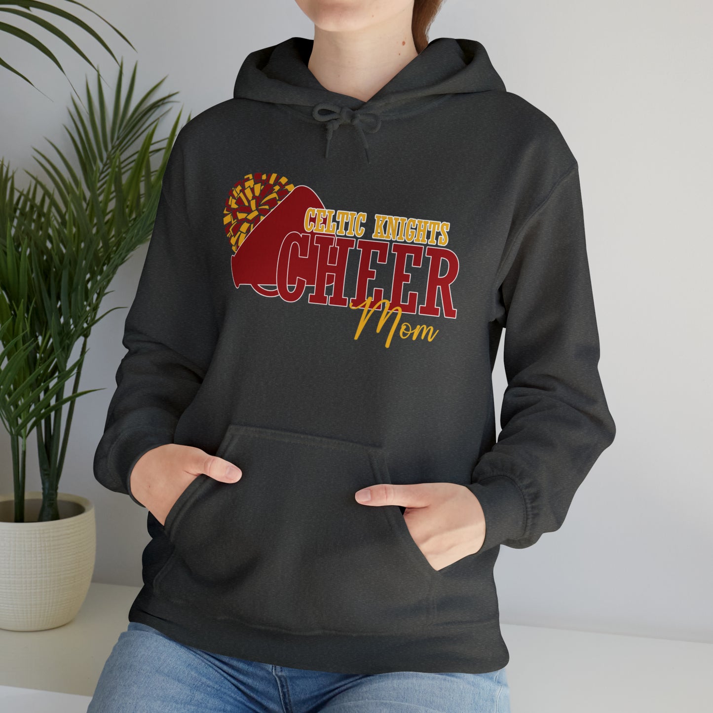 Celtic Knights Cheer Mom Hooded Sweatshirt