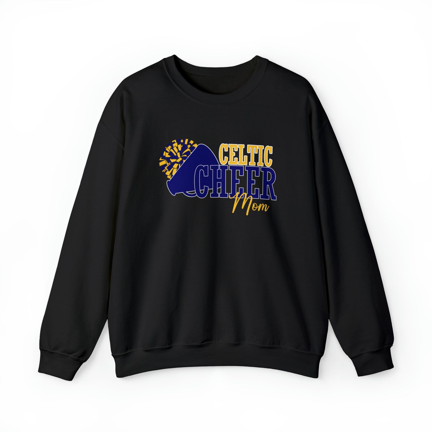 Celtic Cheer Mom Crewneck Sweatshirt