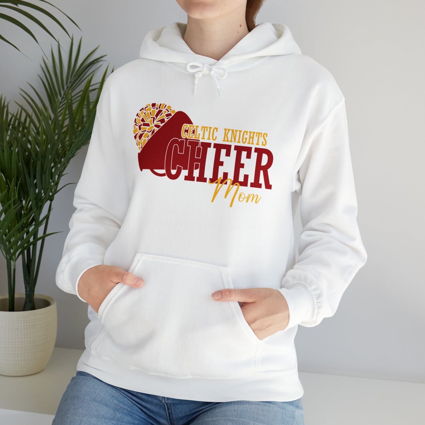 Celtic Knights Cheer Mom Hooded Sweatshirt