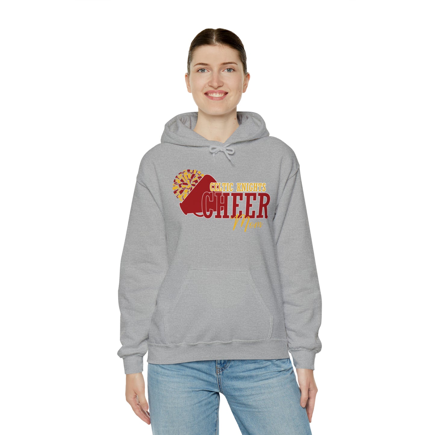 Celtic Knights Cheer Mom Hooded Sweatshirt