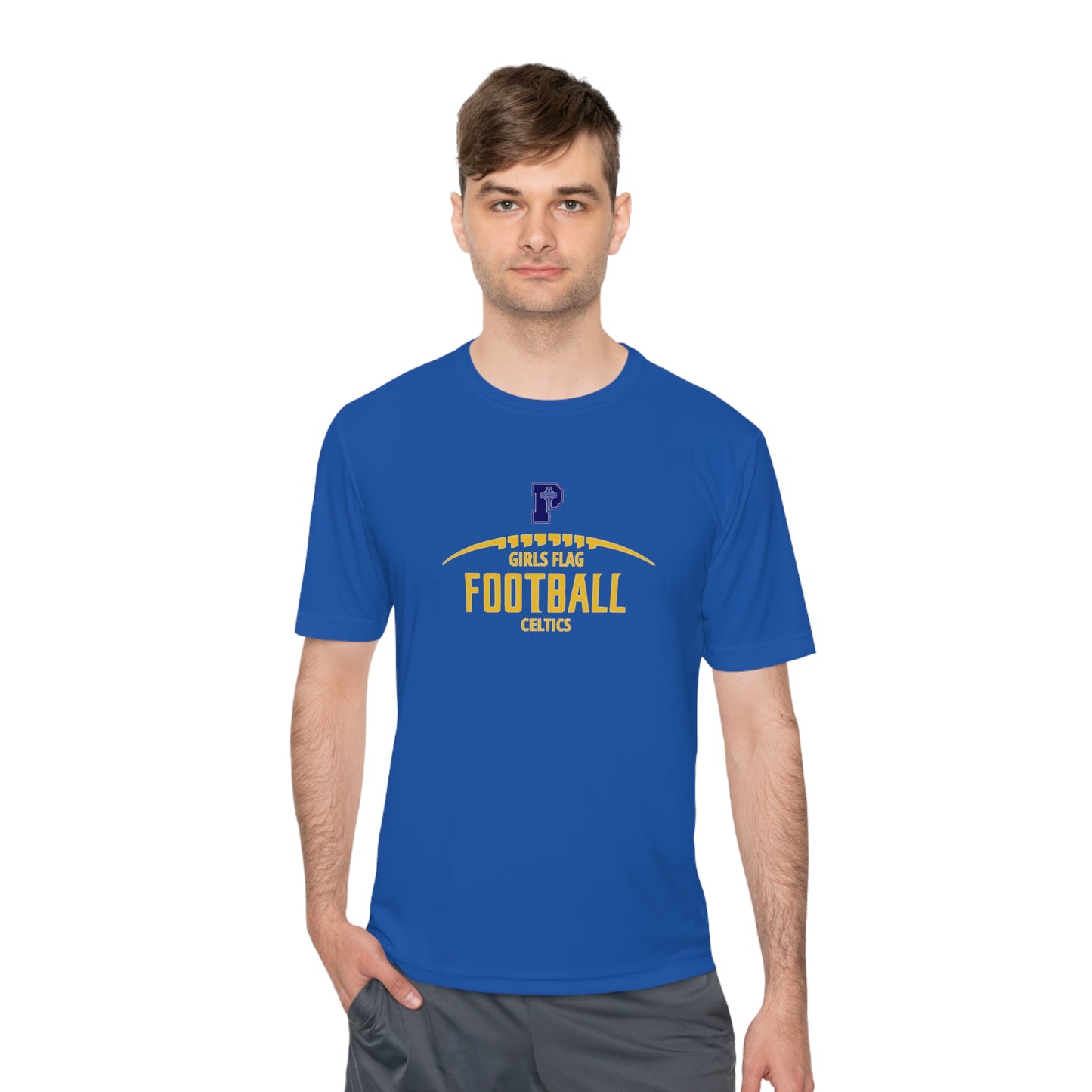 Flag Football Adult Moisture Wicking Tee