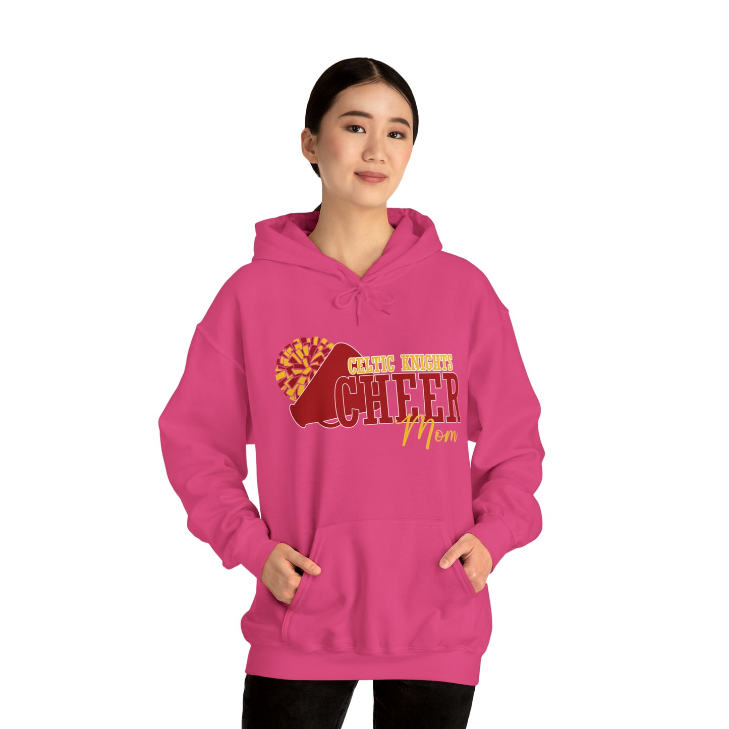 Celtic Knights Cheer Mom Hooded Sweatshirt