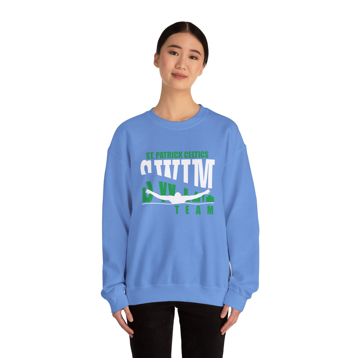 Swimming Adult Crewneck Sweatshirt
