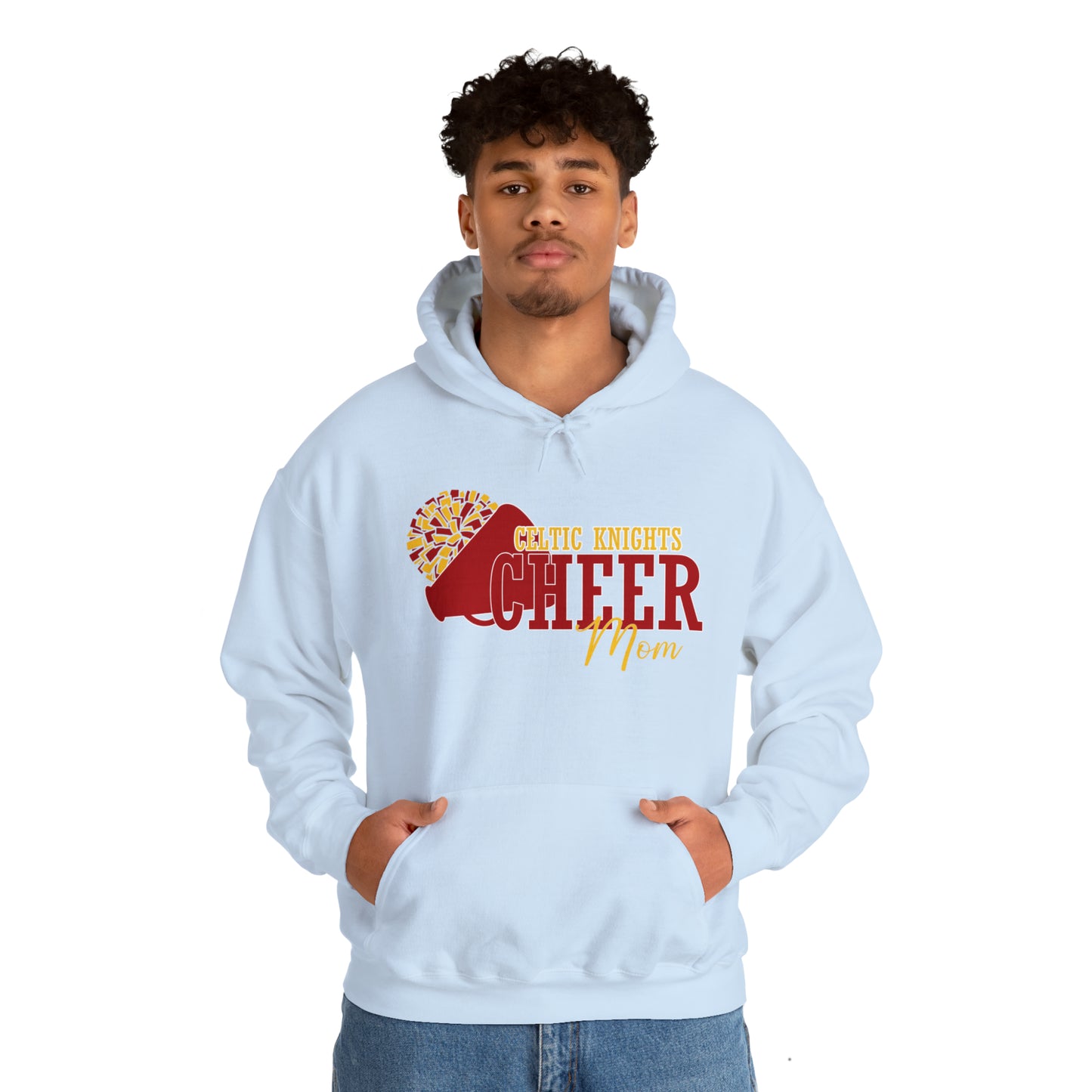 Celtic Knights Cheer Mom Hooded Sweatshirt