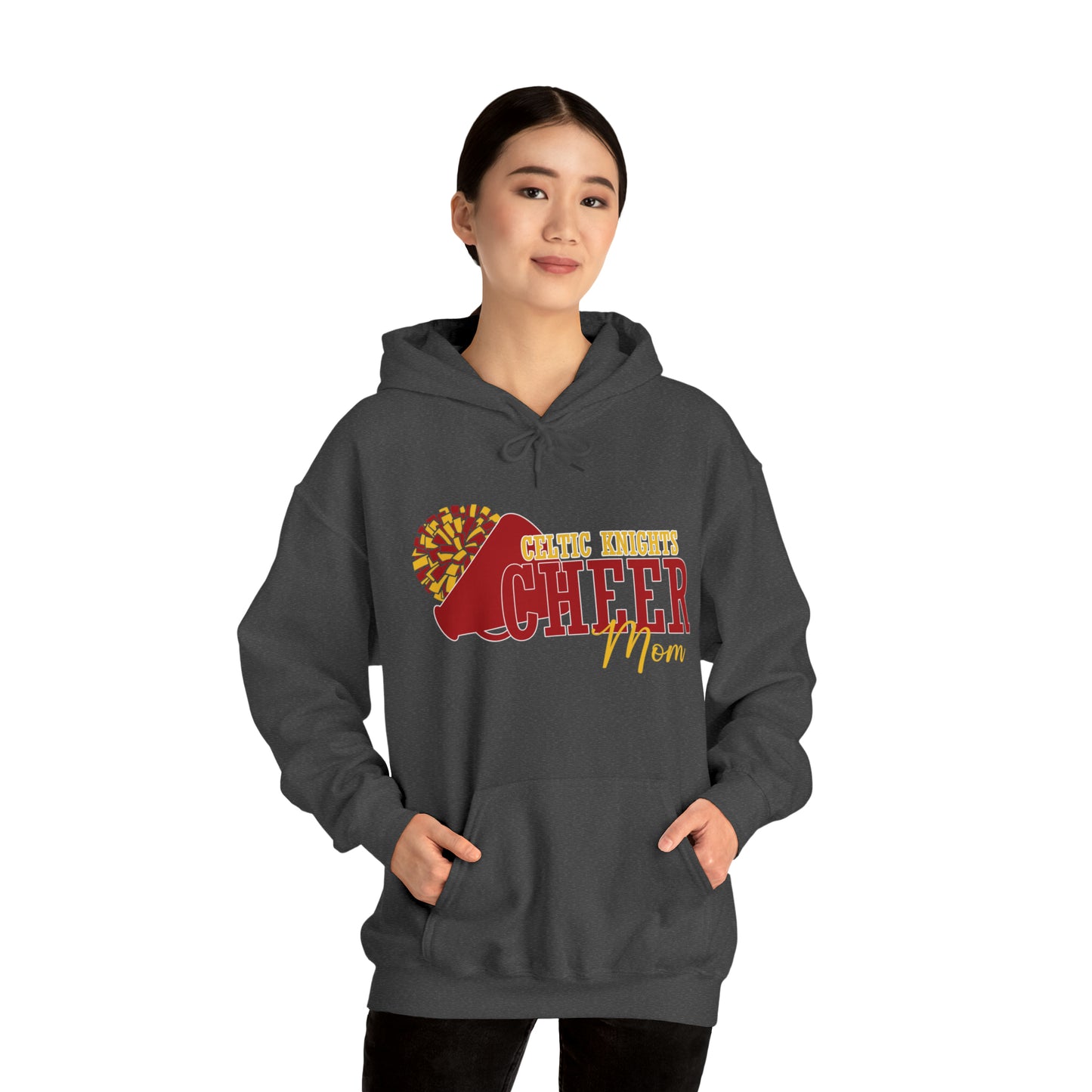 Celtic Knights Cheer Mom Hooded Sweatshirt