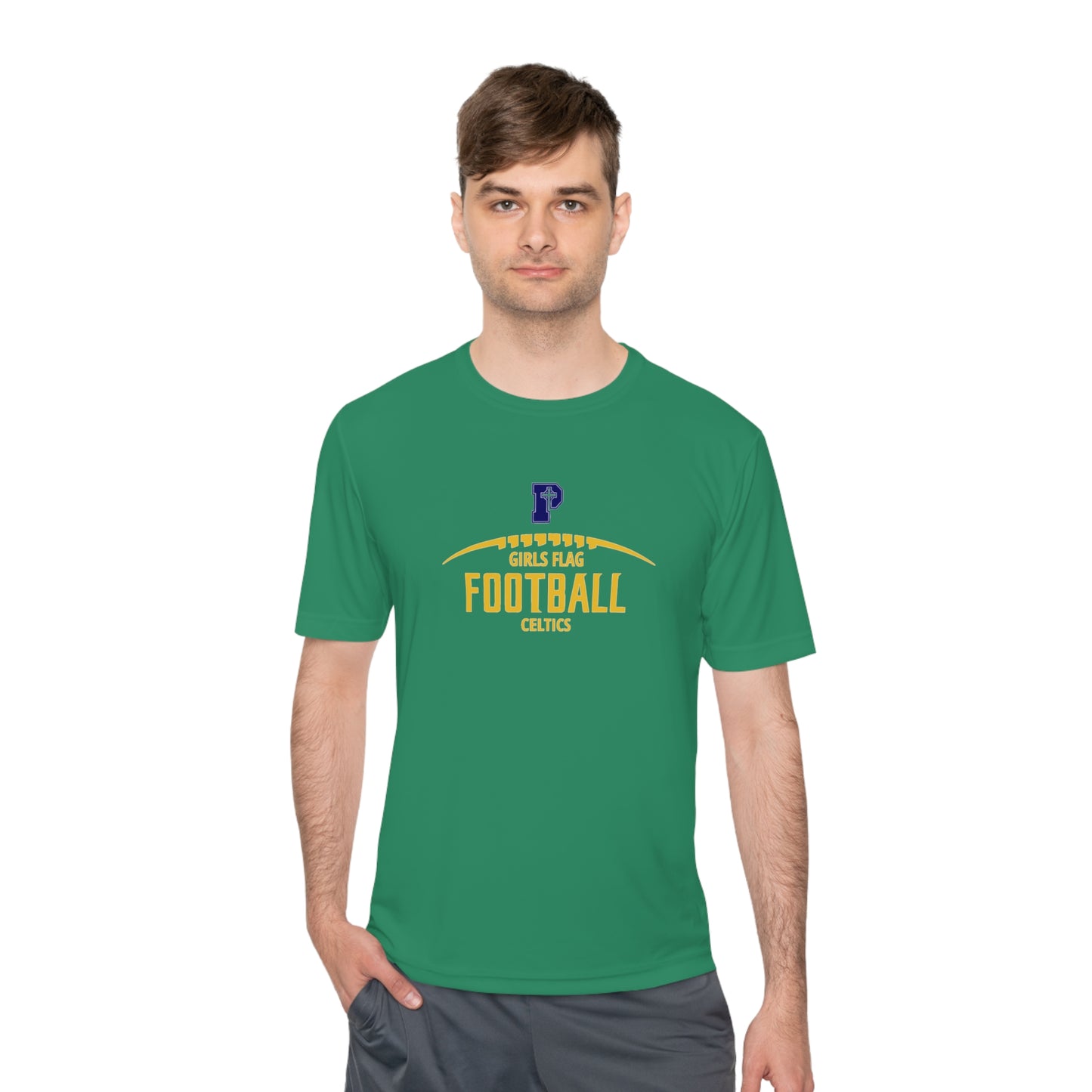 Flag Football Adult Moisture Wicking Tee