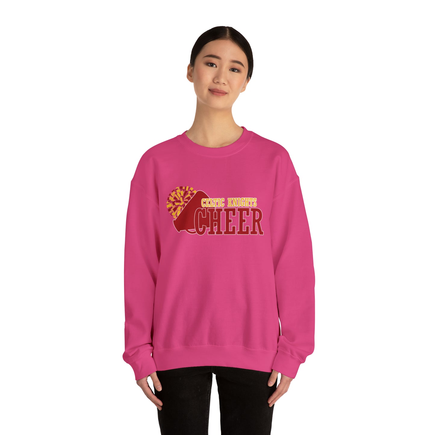 Celtic Knights Cheer Crewneck Sweatshirt
