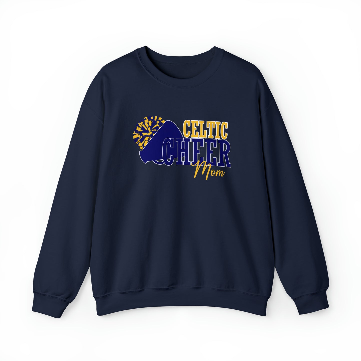 Celtic Cheer Mom Crewneck Sweatshirt