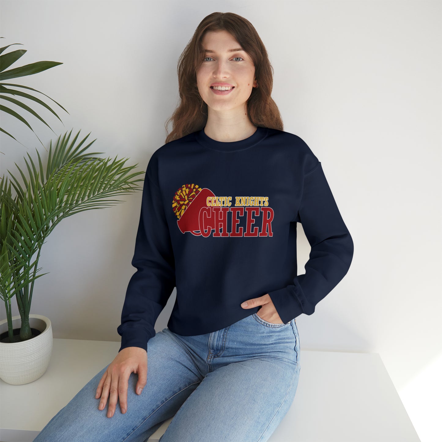 Celtic Knights Cheer Crewneck Sweatshirt