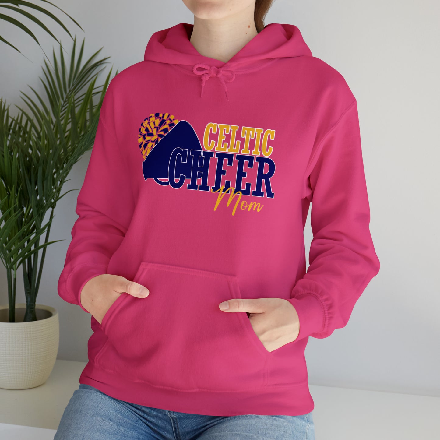 Celtic Cheer Mom Hooded Sweatshirt