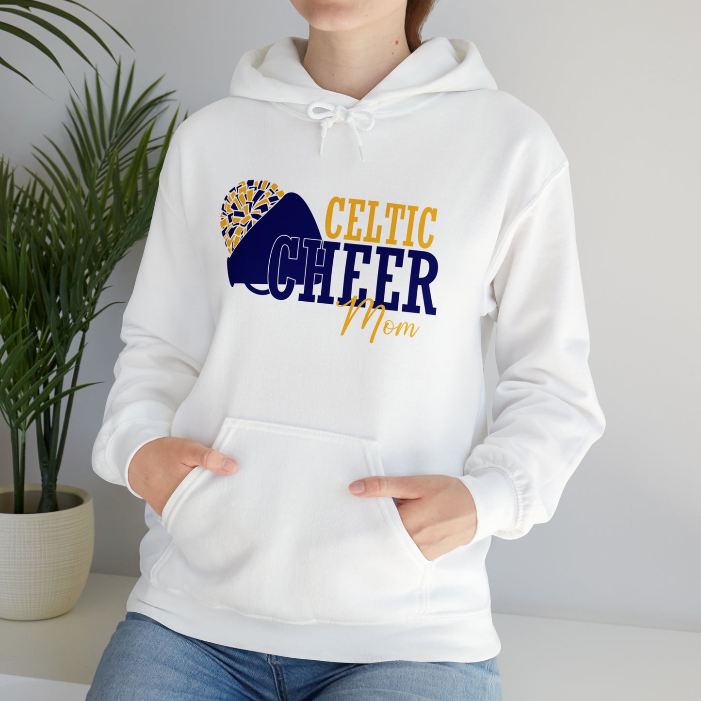 Celtic Cheer Mom Hooded Sweatshirt