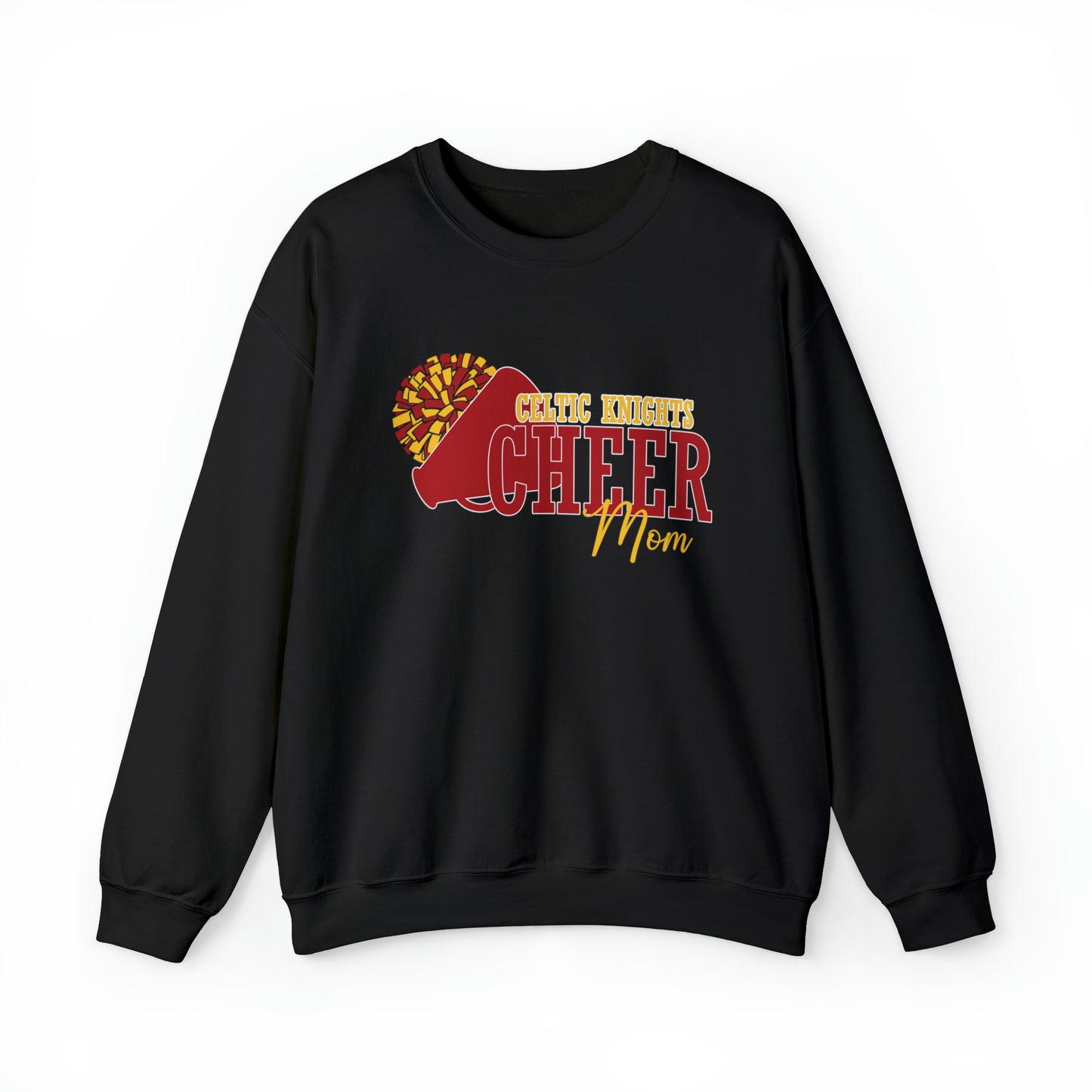 Celtic Knights Cheer Mom Crewneck Sweatshirt