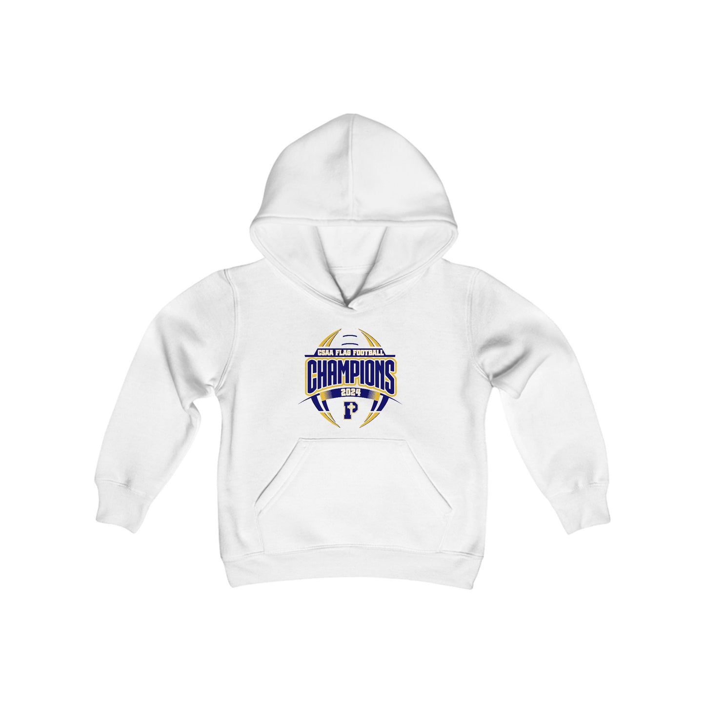 2024 Flag Football Champions Youth Hooded Sweatshirt