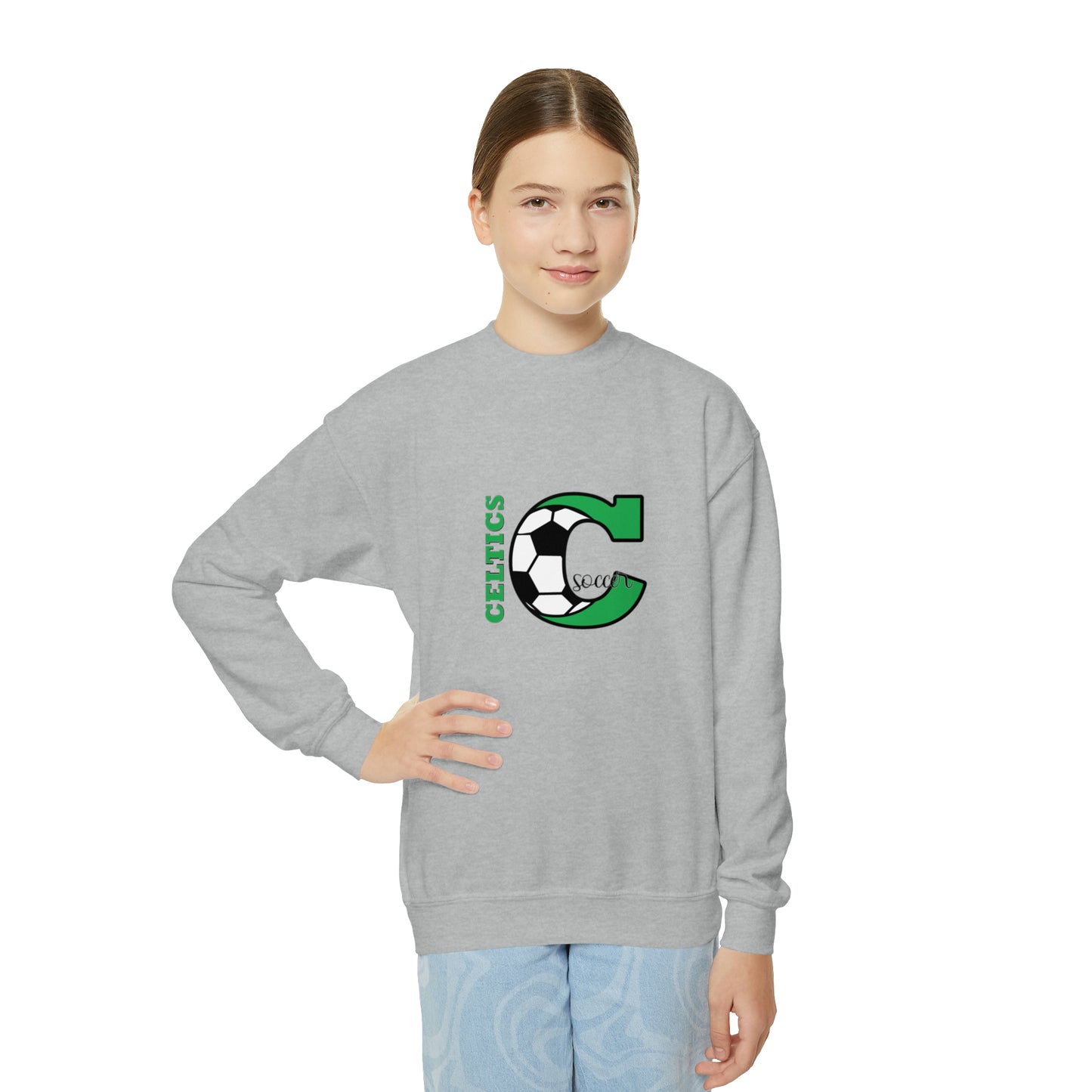 Soccer Youth Crewneck Sweatshirt