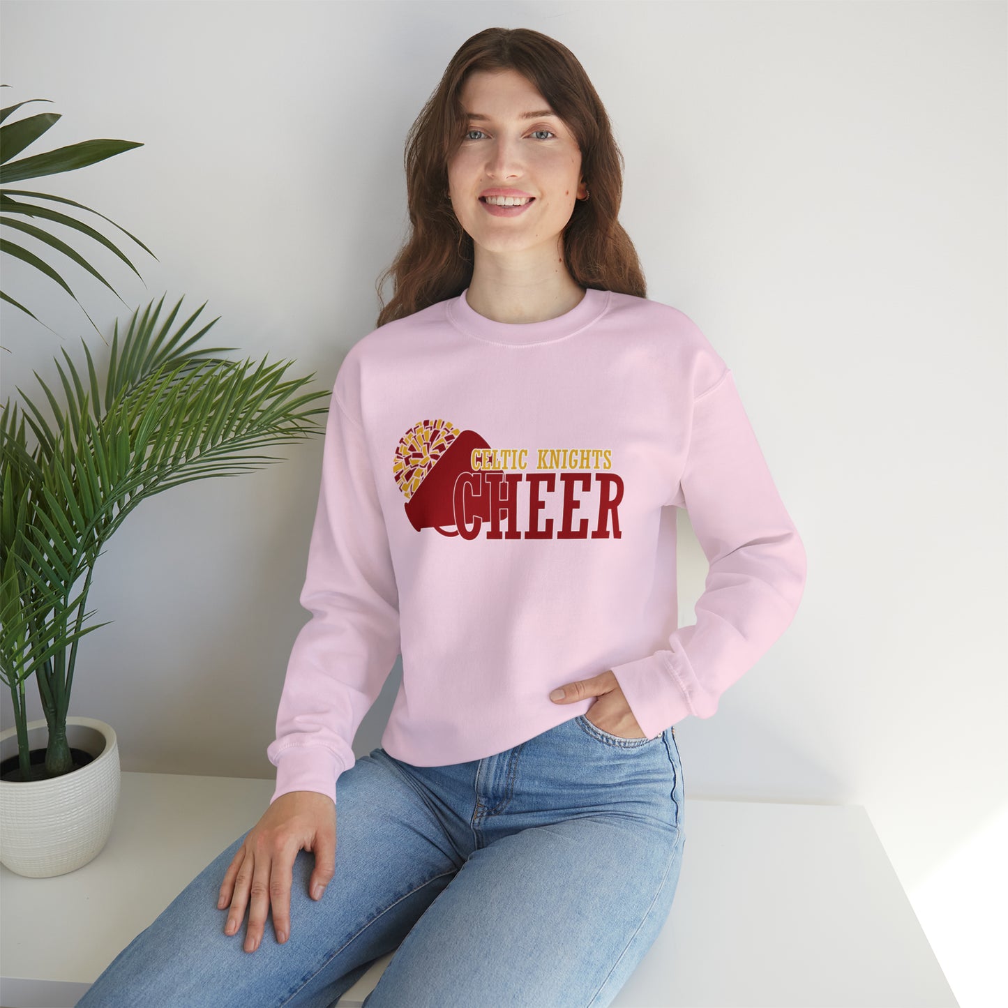 Celtic Knights Cheer Crewneck Sweatshirt