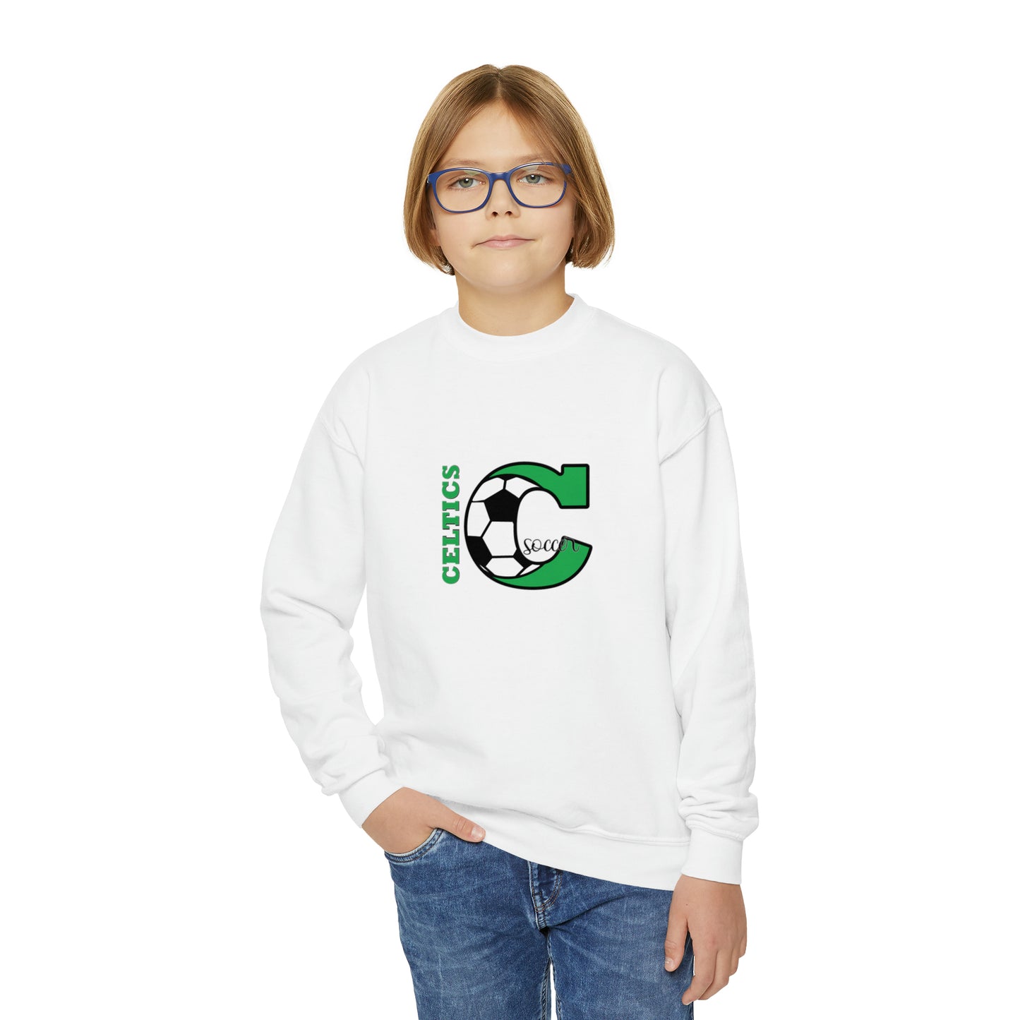 Soccer Youth Crewneck Sweatshirt