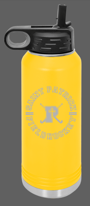 St Patrick Flag Field Hockey Water Bottles