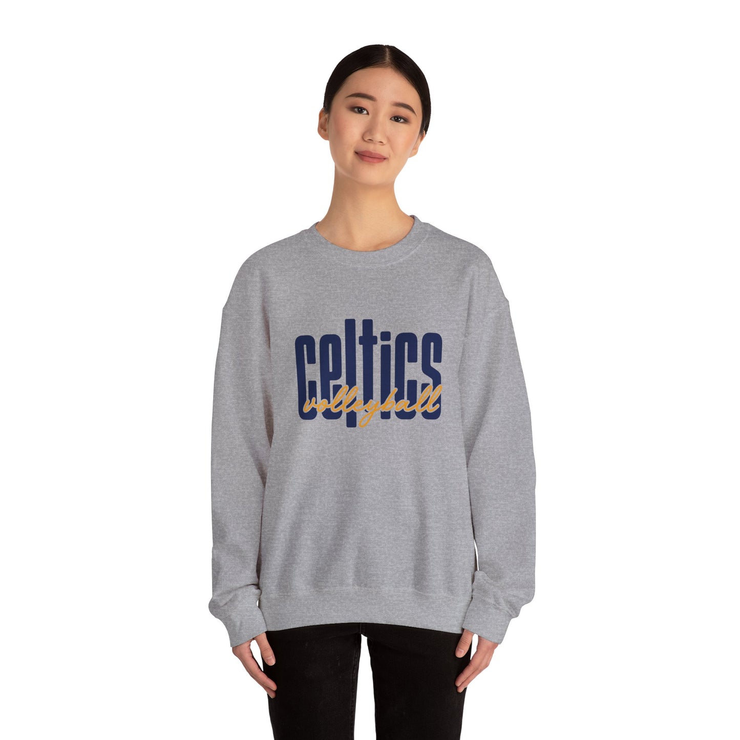 Volleyball Adult Crewneck Sweatshirt