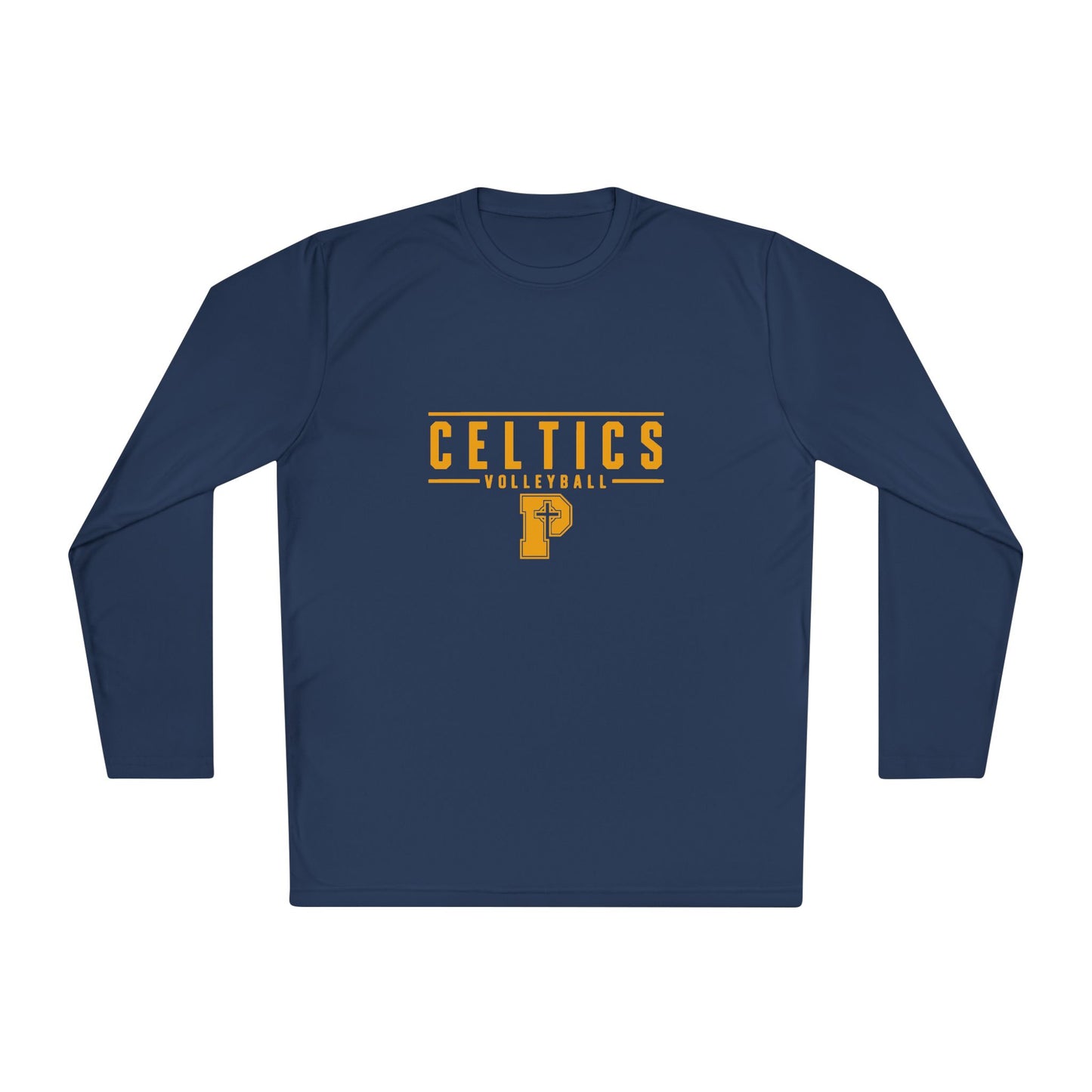 Celtics Volleyball Long Sleeve Tee — Retro Court Logo