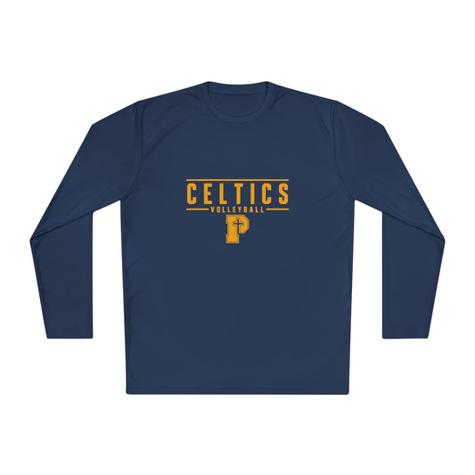 Celtics Volleyball Long Sleeve Tee — Retro Court Logo
