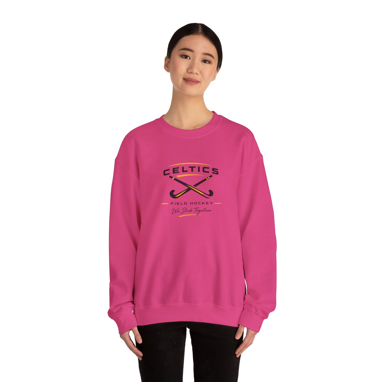 Field Hockey Adult Crewneck Sweatshirt