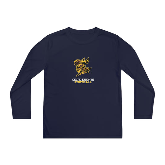 Celtic Knights Football Youth Long Sleeve Competitor Tee