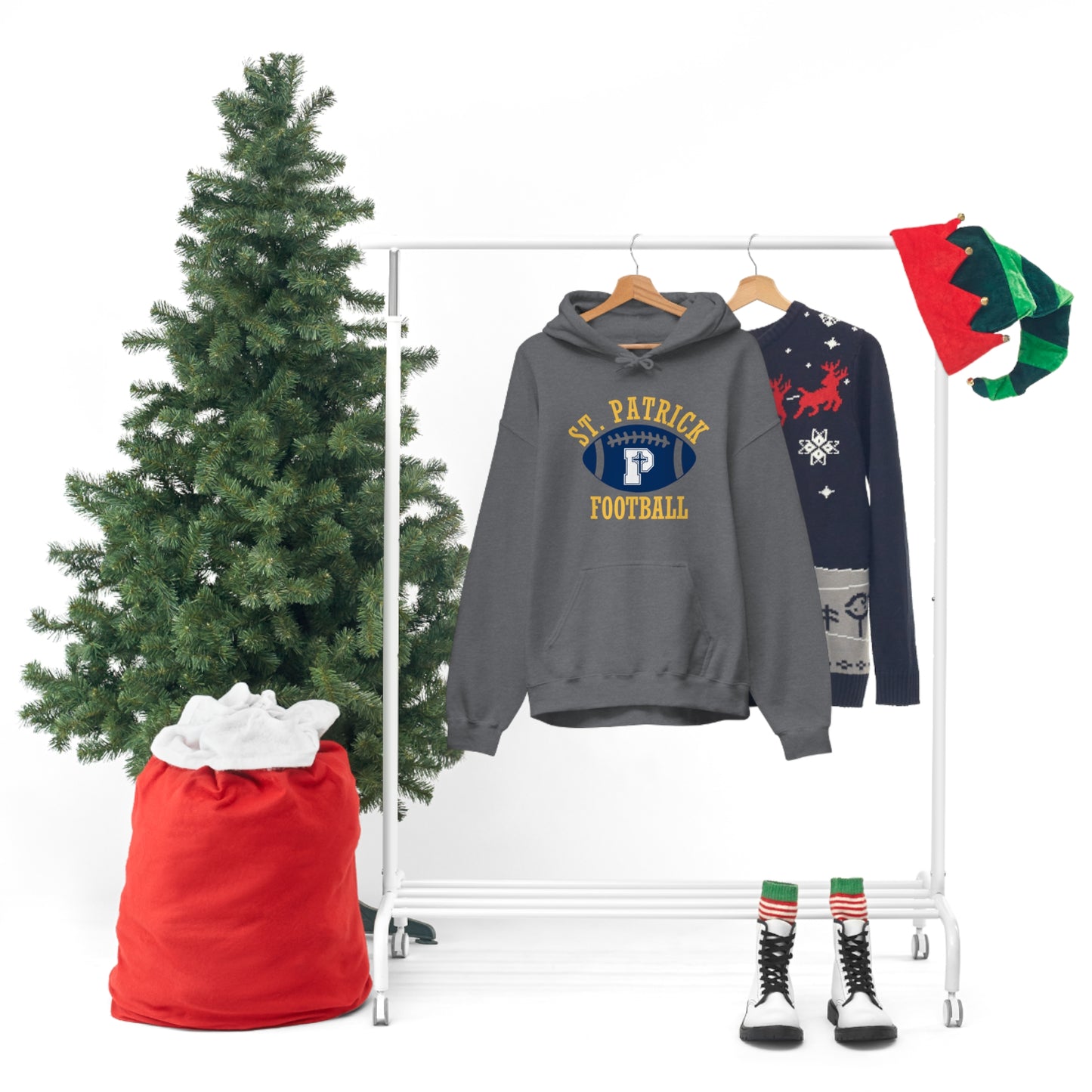 Football Hooded Sweatshirt