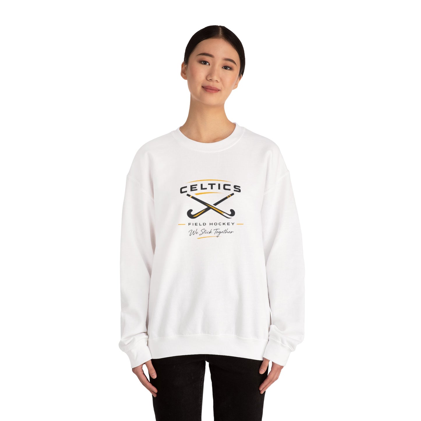 Field Hockey Adult Crewneck Sweatshirt