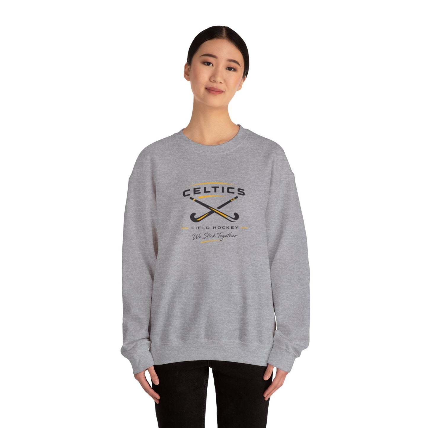 Field Hockey Adult Crewneck Sweatshirt