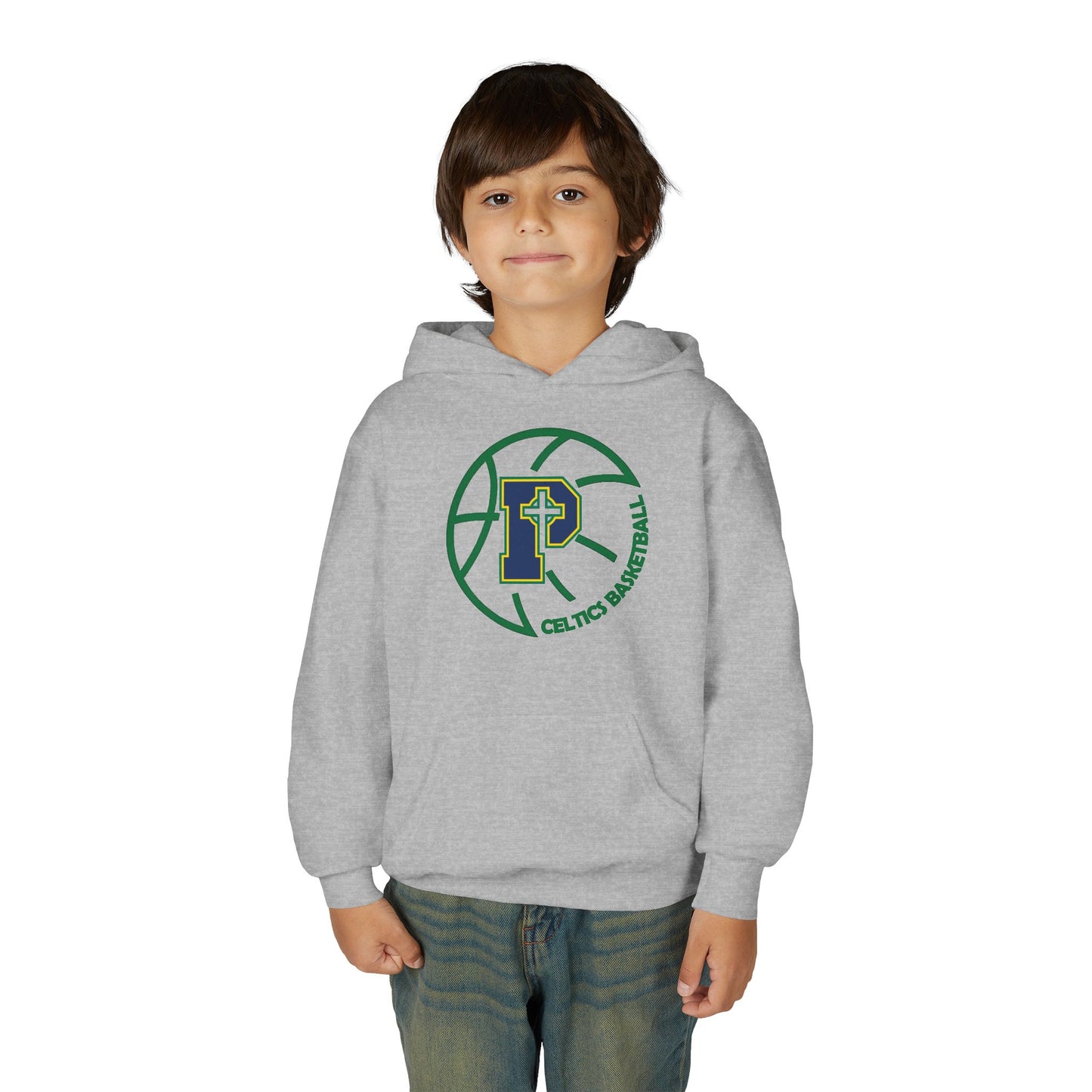 Basketball Youth Hooded Sweatshirt