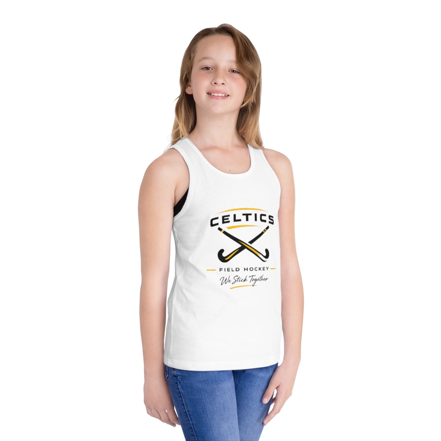 Celtics Field Hockey Kids Jersey Tank — "We Stick Together" Team Tank