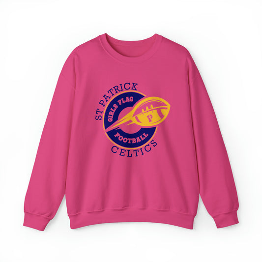 Girls Flag Football Heavy Blend™ Crewneck Sweatshirt