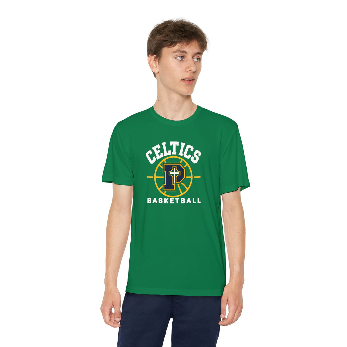 Youth Celtics Basketball Tee
