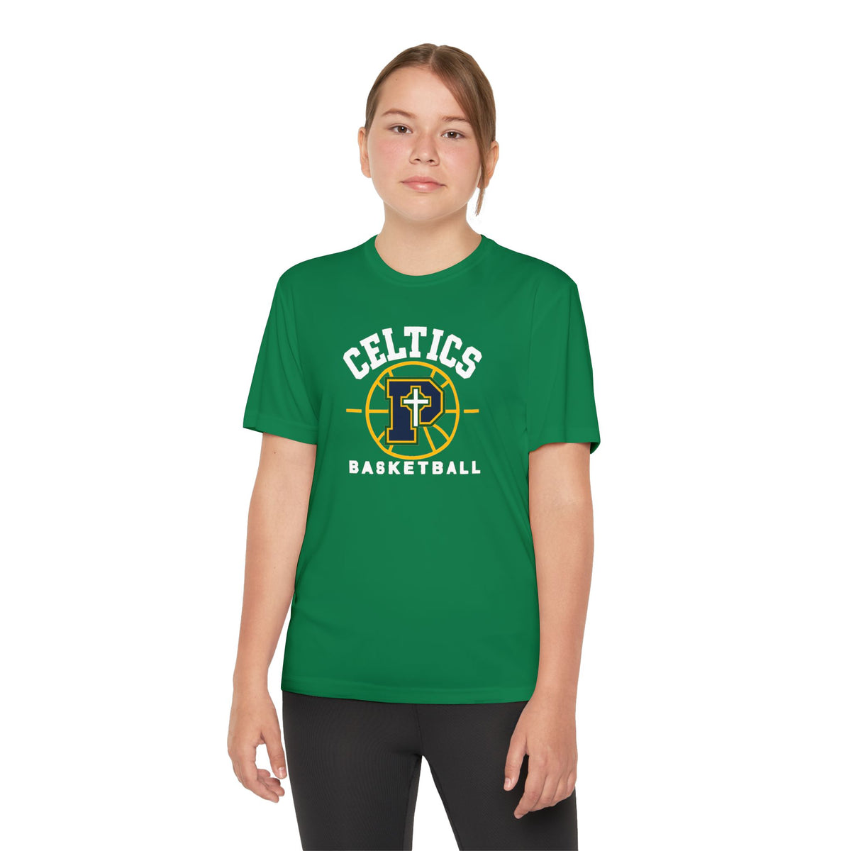 Youth Celtics Basketball Tee