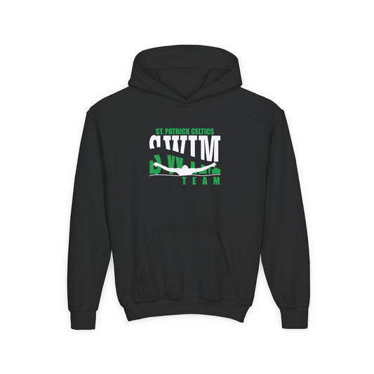 Swimming Youth Hooded Sweatshirt