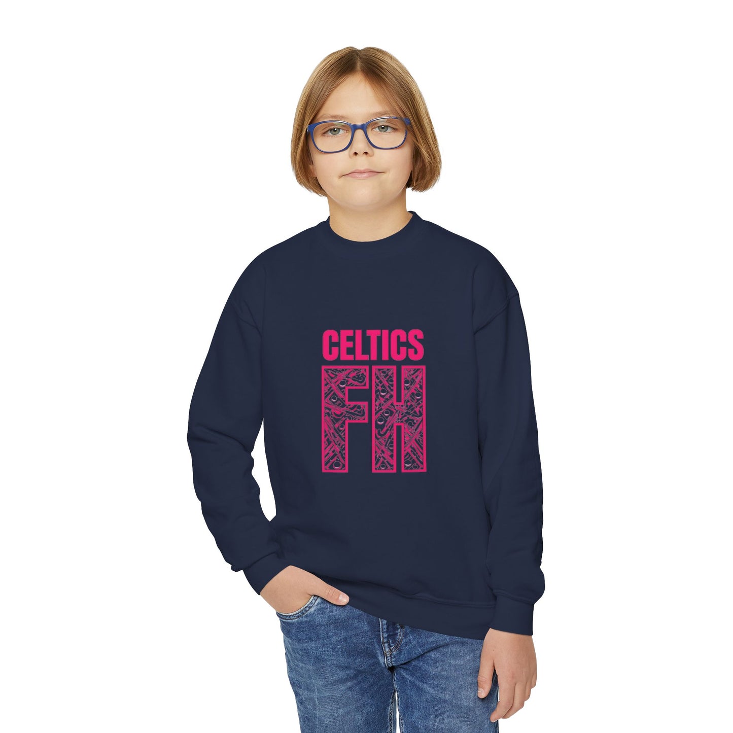 Field Hockey Youth Crewneck Sweatshirt